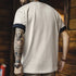 Men's Casual Printed T-Shirt – Summer Heavyweight Cotton Loose Fit Streetwear Tee